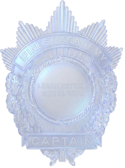 iFINEST ACADEMY Captain emblem — Learn Better. Rise Higher.
